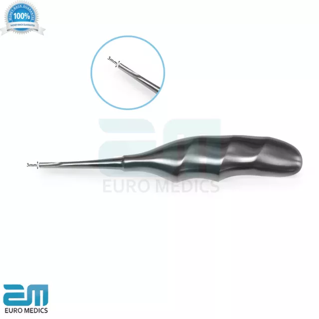 Medan Bein Root Elevator 3mm, Save £12, Dental Surgical, *Stainless St, CE
