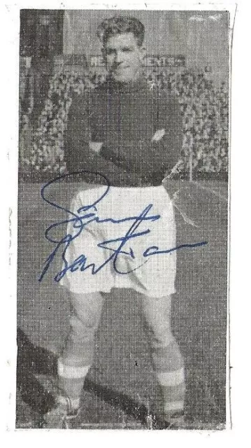 Sam Bartram Charlton Athletic Fc 1934-56 Fa Cup47 England Int Original Autograph