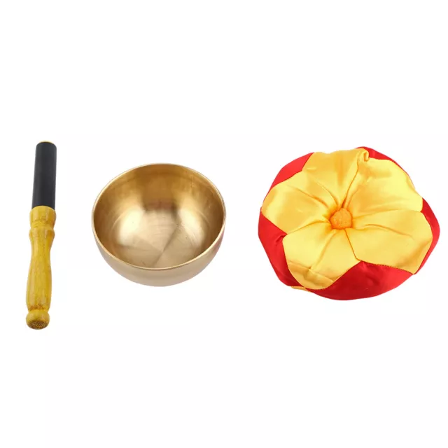 1 Messing Singing Bowl Set für Buddhismus Meditation