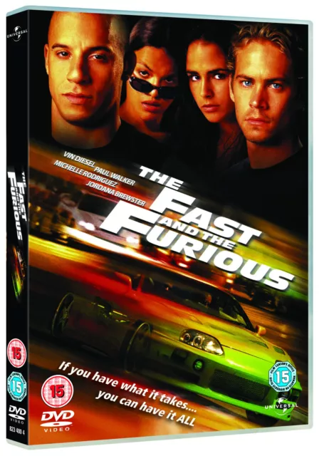 The Fast And The Furious (DVD) Paul Walker Johnny Strong Ted Levine Vin Diesel 2