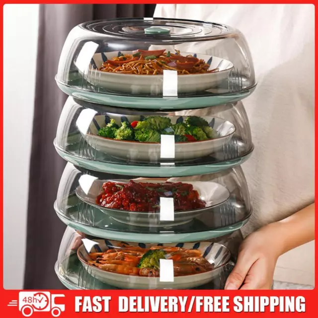 1/3 Pcs Stacked Storage Food Cover Stackable Plastic Food Cover for Home Kitchen