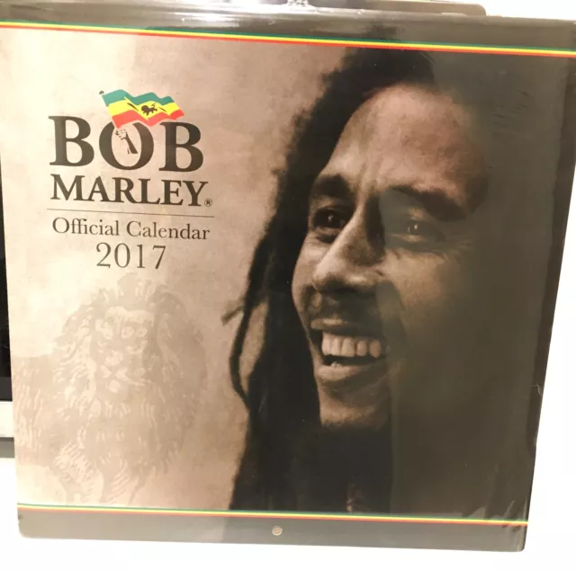 Bob Marley 2017 Official Calendar - New & Sealed