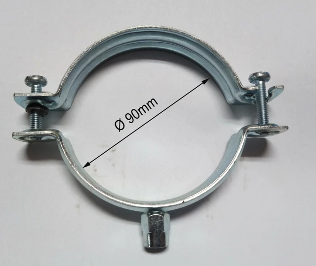 Collier De Serrage Double Pour échappement - Acier Inoxydable, Diamètre 60 Mm X 95 Mm, Universel Pour Voiture, Moto, Camion