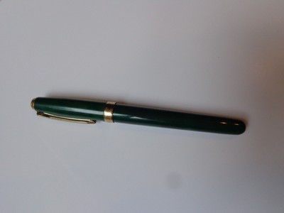 Sheaffer RARE ancien STYLO PLUME SHEAFFER U.S.A plaqué or PLUME en or 14 K 