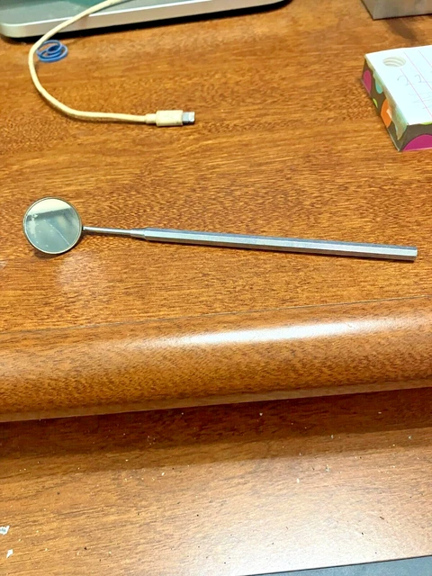 Antique S.S. White Dental Mirror TARNO  #23 Medical Instrument Inspection U.S.A.