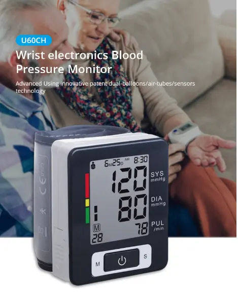 Monitor de Ritmo Cardíaco Portátil Medidor De Presión Sanguínea