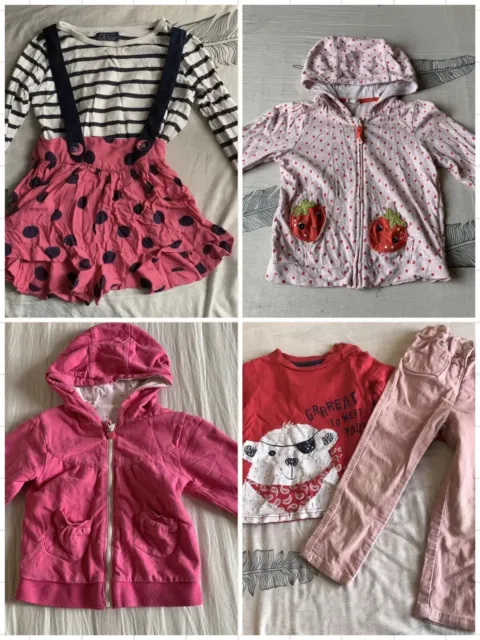 Baby Girls clothing bundle, Hoodies Tops Skirt Jean Trousers, size:18-24months