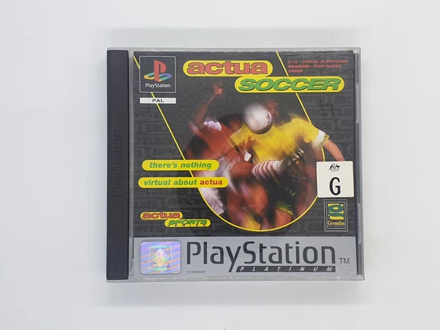 Actua Soccer PS1 (Sony PlayStation 1, 1996) AUS PAL Complete