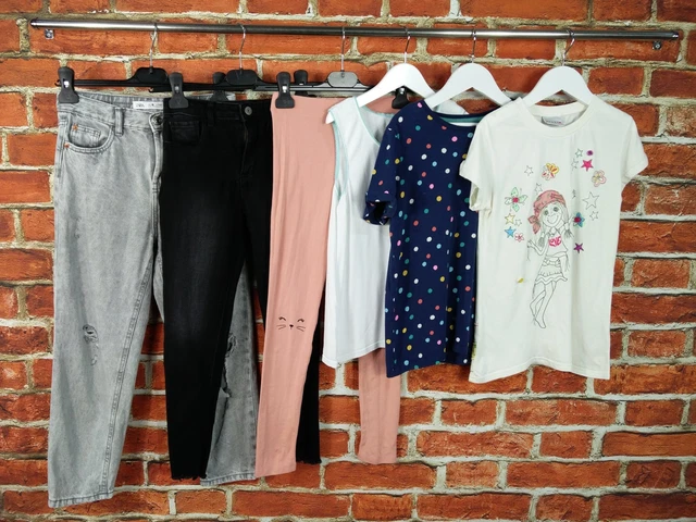 Girls Bundle Age 9-10 Year Zara Gap Next Etc Leggings Jeans T-Shirts Tops 140Cm
