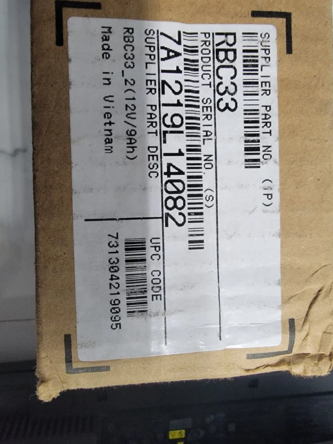 APC Back-UPS XS 1500VA BX1500BP RBC33 UPS Battery