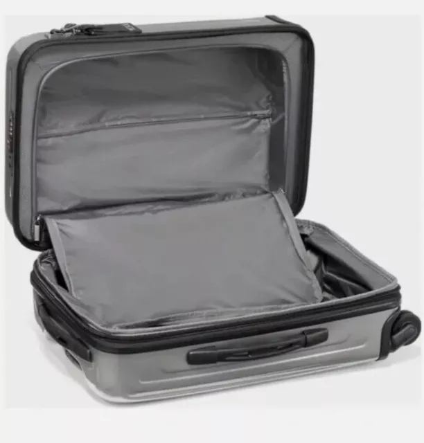 NEW Tumi V4 Short Trip Expandable 4 Wheel Packing Case Suit Case - SILVER 2