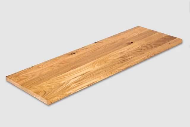 Scaffale scaffale a parete livello di posa ripiano rovere rovere rovere selvatico 20 mm DL verniciato chiaro