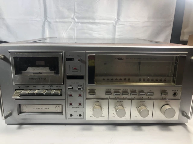 Magnétophone Sony TC-228 8 Pistes – Platine Cassette Stéréo – Étuien Bois – Japon