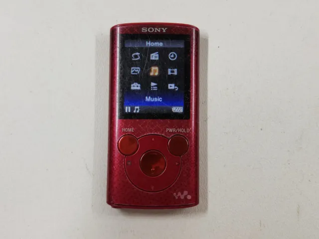 Sony Walkman NWZ-E384 - 8GB - Red - Digital Media / MP3 Player - Q3904