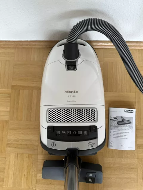 Miele Staubsauger S 8340 PowerLine (Typ: HS15) einschl. Zubehör (3 Aufsätze)