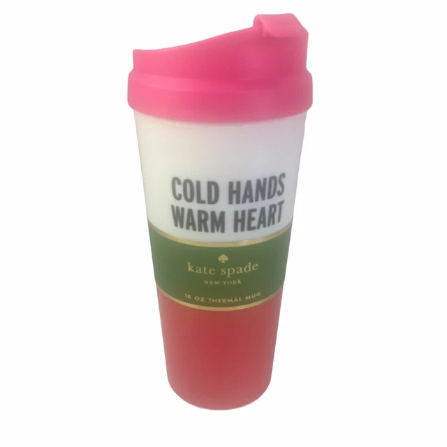 Kate Spade Thermal Travel Mug 16oz Hot Cold Cup Coffee Tea Tumbler Insulated