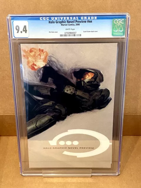 Halo Graphic Novel Preview Cgc 9.4 * 1St Master Chief * Super-Low Census!