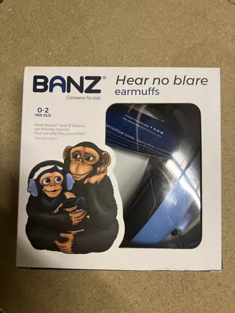 Banz Hear No Blare Earmuffs Age 0-2 BRAND NEW