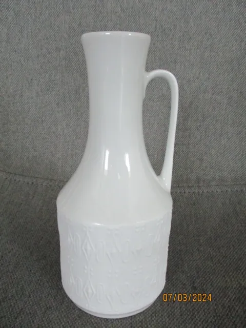 royal porzellan bavaria kpm kleine Vase weiß bisquit