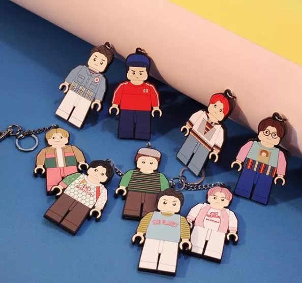 Exo Smtown Pop-Up Store Sum Official Goods Block Figure Keyring Key Ring New