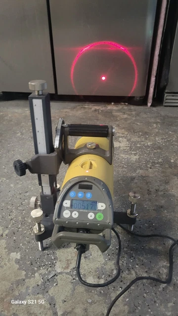 Topcon TP-L5 Red Beam Pipe Laser Kit w/ RC-200 Remote