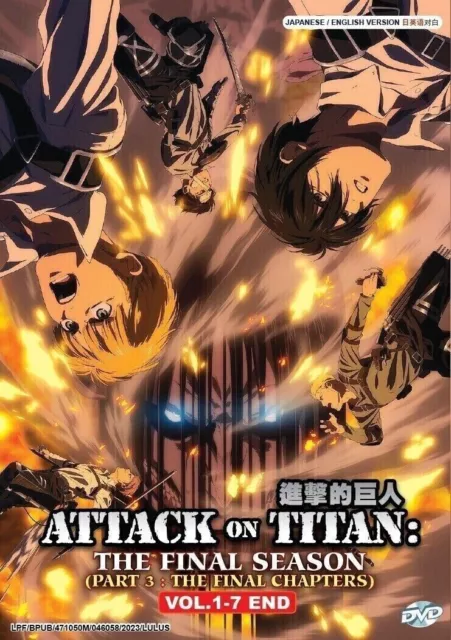 Attack On Titan The Final Season Part 3 : The Final Chapters Vol.1-7 End ENG DUB