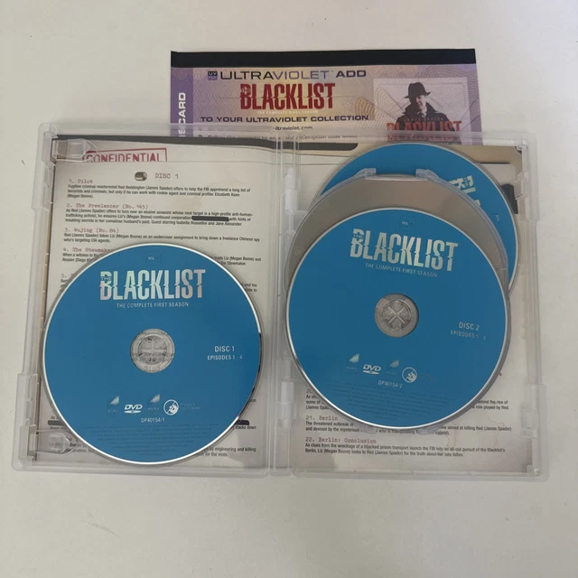 THE BLACKLIST : Season 1 (DVD, 2013) $7.00 - PicClick AU