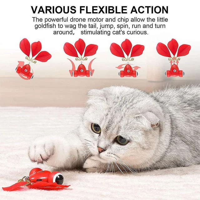 Cat Toy Fully Automatic Intelligent Teasing Cat Small Pet Toy N Smart M0J7 3