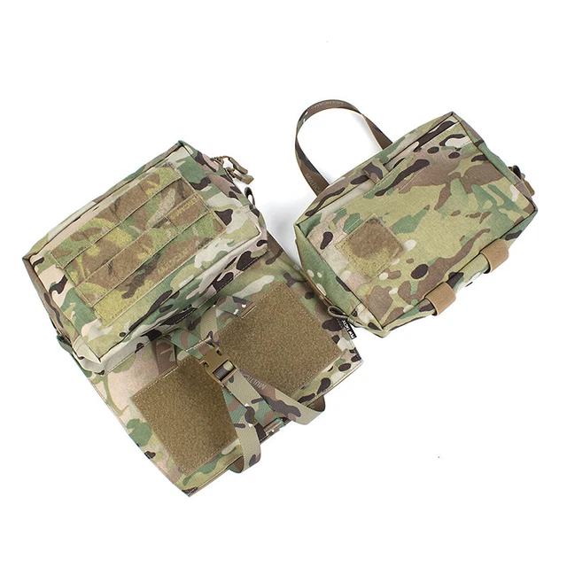 PEW TACTICAL MOLLE Assault Back Panel Pouch TYPE 1 Airsoft Mayflower