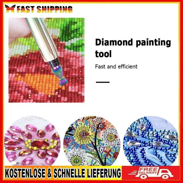 2 Bohrer + 5 Bohrer + 8 Bohrer DIY Farbe Diamanten Zeichenwerkzeug Spitze Bohrsp