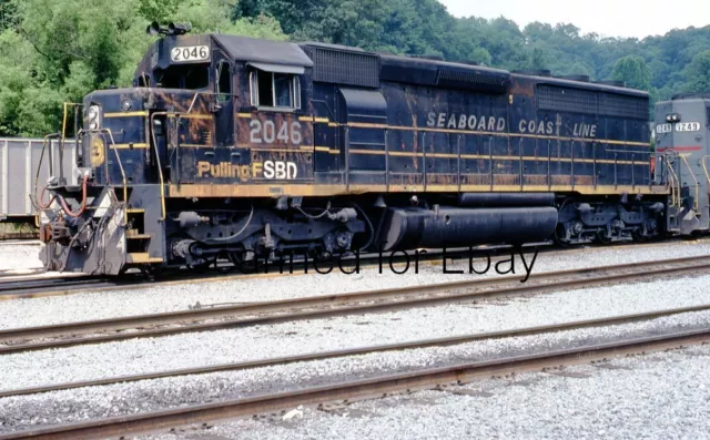 Seaboard Coast Line #2046 Loyall Kentucky Jun 84 KODACHROME SLIDE -Railroad