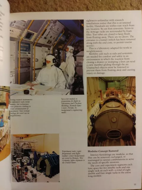 1983 NASA history of Spacelab 25th anniversary book - in great condition 3