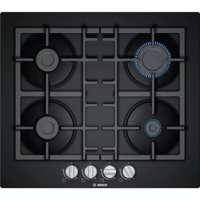 Refurbished Bosch Serie 4 PNP6B6B90 60cm 4 Burner Gas-on-glass Hob  A1/PNP6B6B90