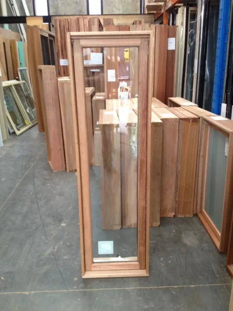 Timber Awning Window 1500h x 450w- Double Glazed Toughened (BRAND NEW IN STOCK)