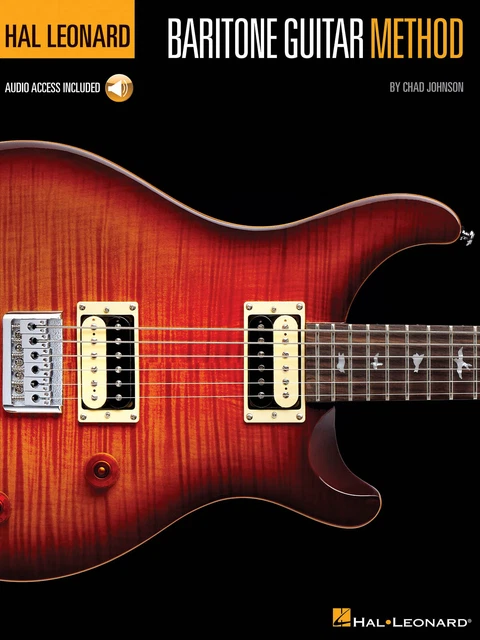 Hal Leonard Baritone Guitar Method Learn How to Play Tab Chad Johnson Book Audio