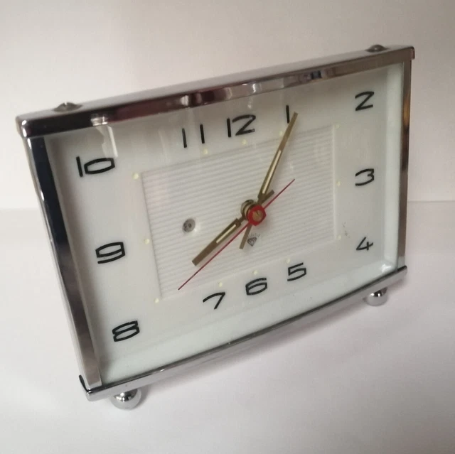 Sveglia vintage meccanica a carica manuale orologio da tavolo alarm clock