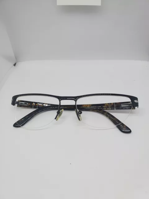 Persol Eyeglasses 2374-V 948 Polished Black/Havana Half Rim Frame 52[]17 135
