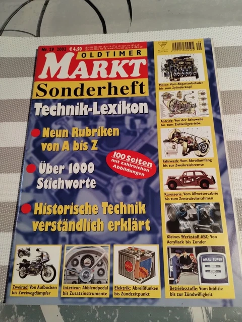 Oldtimer Markt Sonderheft Nr. 29 2002 Technik Lexikon