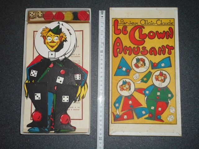 Jeu Ancien 'Le Clown Amusant' (Alain-Claude) - Thème Cirque, Circa 1930 - Occasion Bon état