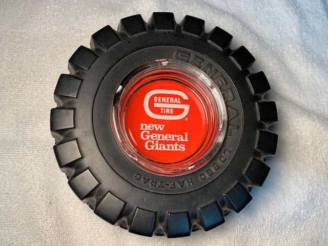 Vintage General Tire Ashtray "New General Giants"