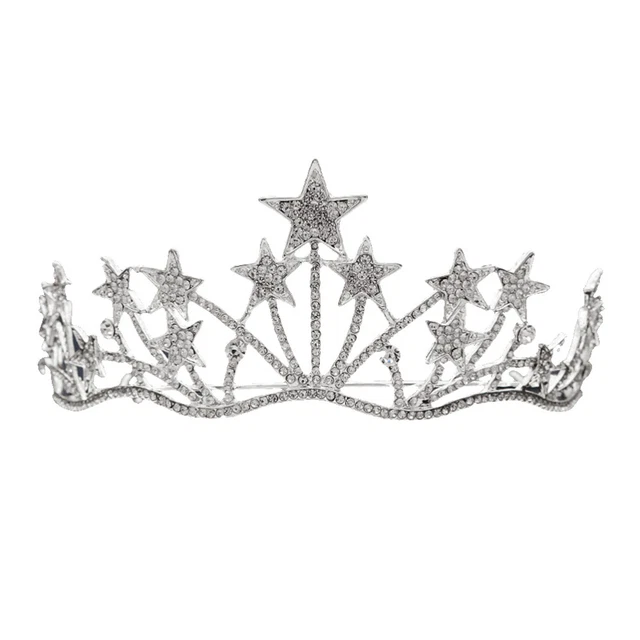 Ivory and Co Bandeau de mariage Eden Narrow Silver Crystal