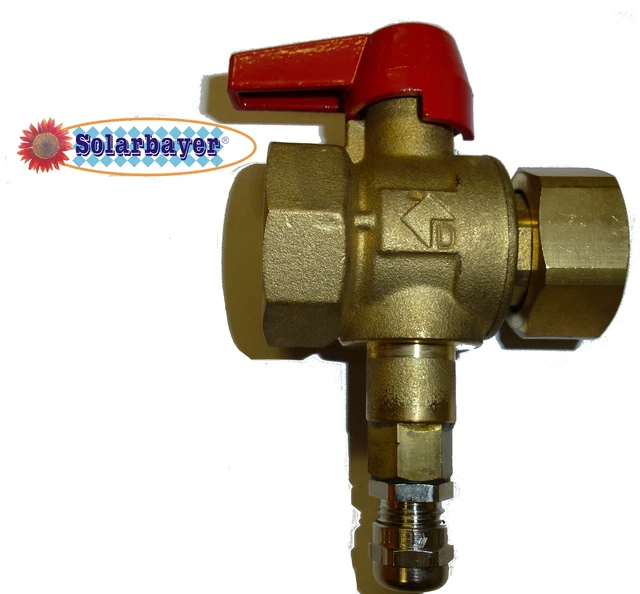 1" Bomba Con Sensor Casquillo de Inmersión Solar Estación de Bombeo Tuerca 3/4"