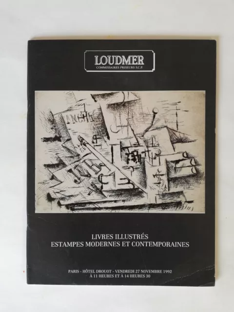 Loudmer Catalogue Vente Aux Encheres Livres Estampes Drouot 1992