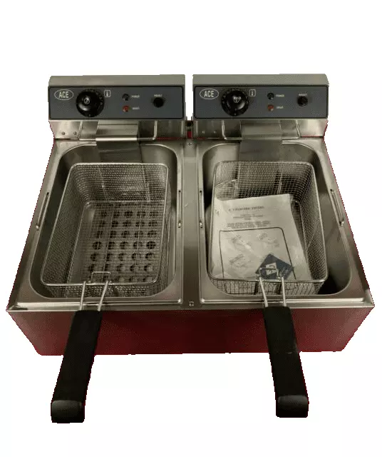 ACE 17L Electric Twin Tank Fryer EN4