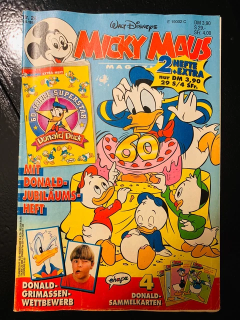 Micky Maus Heft Nr 24 von 1994 - nur Heft, keine Beilage