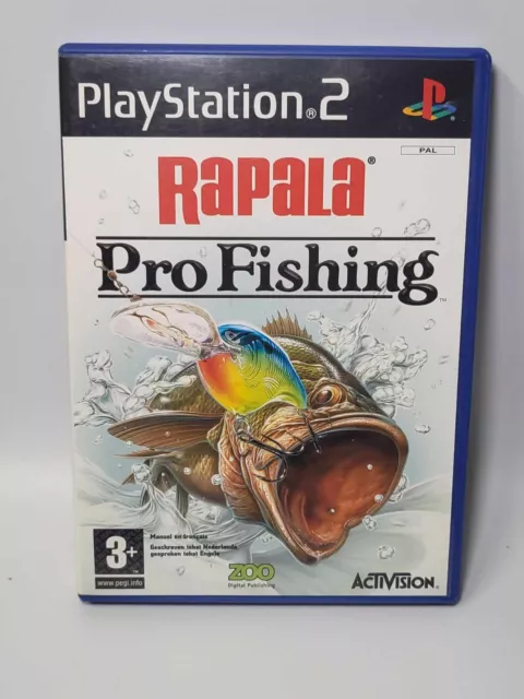 GAME SONY PLAYSTATION 2 Rapala pro Fishing with Record PS2 Pal