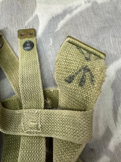 ORIGINAL WW1 BRITISH Army 1908 08 Pattern Webbing Waterbottle Carrier £ ...