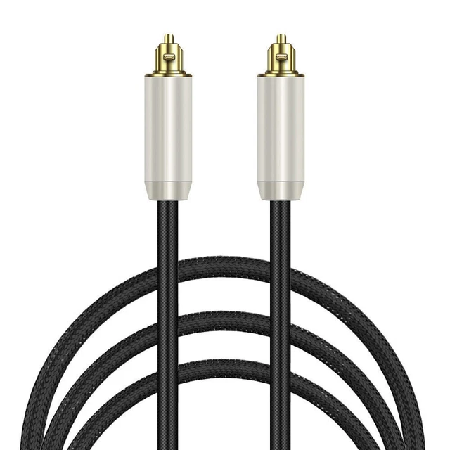 High Reliable 6ft/2m Digital Audio Optical Optic Fiber Cable Toslink SPDIF Cord