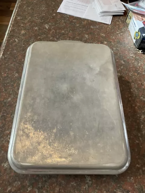 Vintage Foley Aluminum Baking Pan with Snap On Lid 13 X 9 X 3