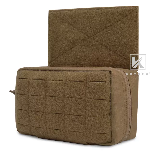 KRYDEX Multi Mission Hanger Drop Pouch with Inserts For Chest Rig Coyote Brown